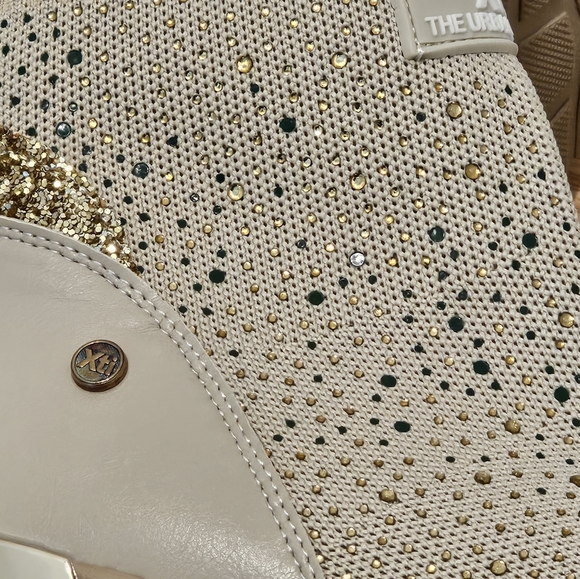 Xti The Urban Brand Wedge Ankle Booty with Rhinestones, NWT, Size 38 (7.5) - Picture 5 of 11